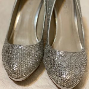 Glitter Aldo high heels